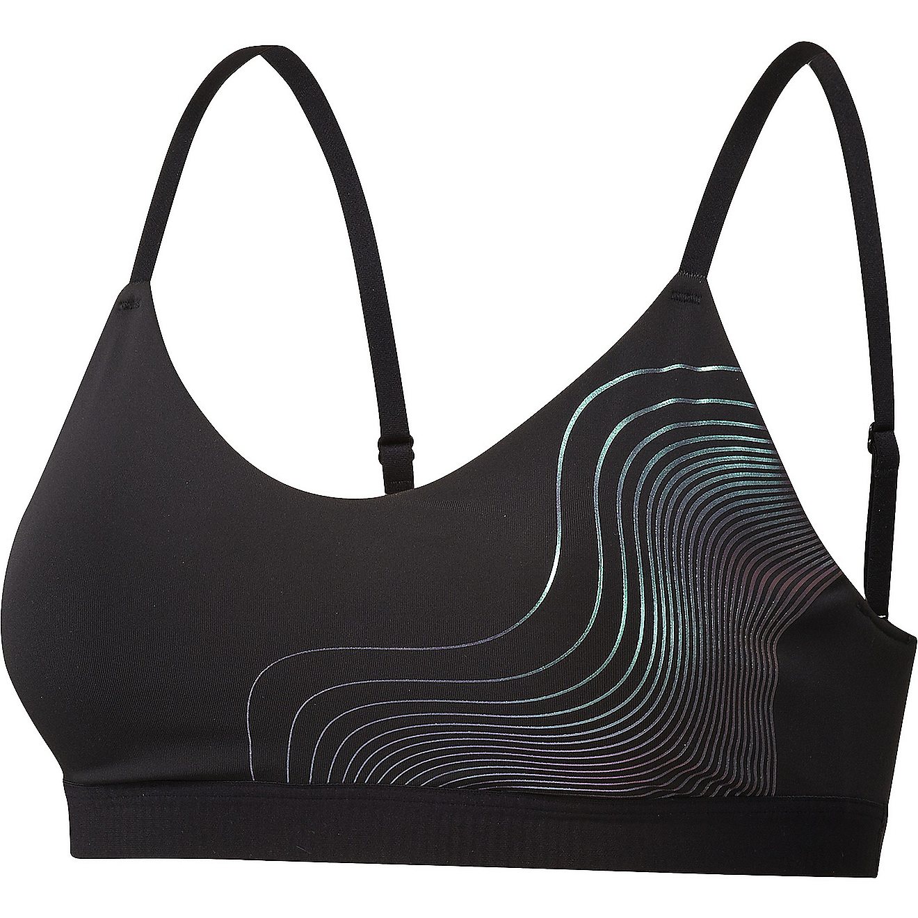 adidas Women's Holiday All Me Graphic Low Support Sports Bra                                                                     - view number 6