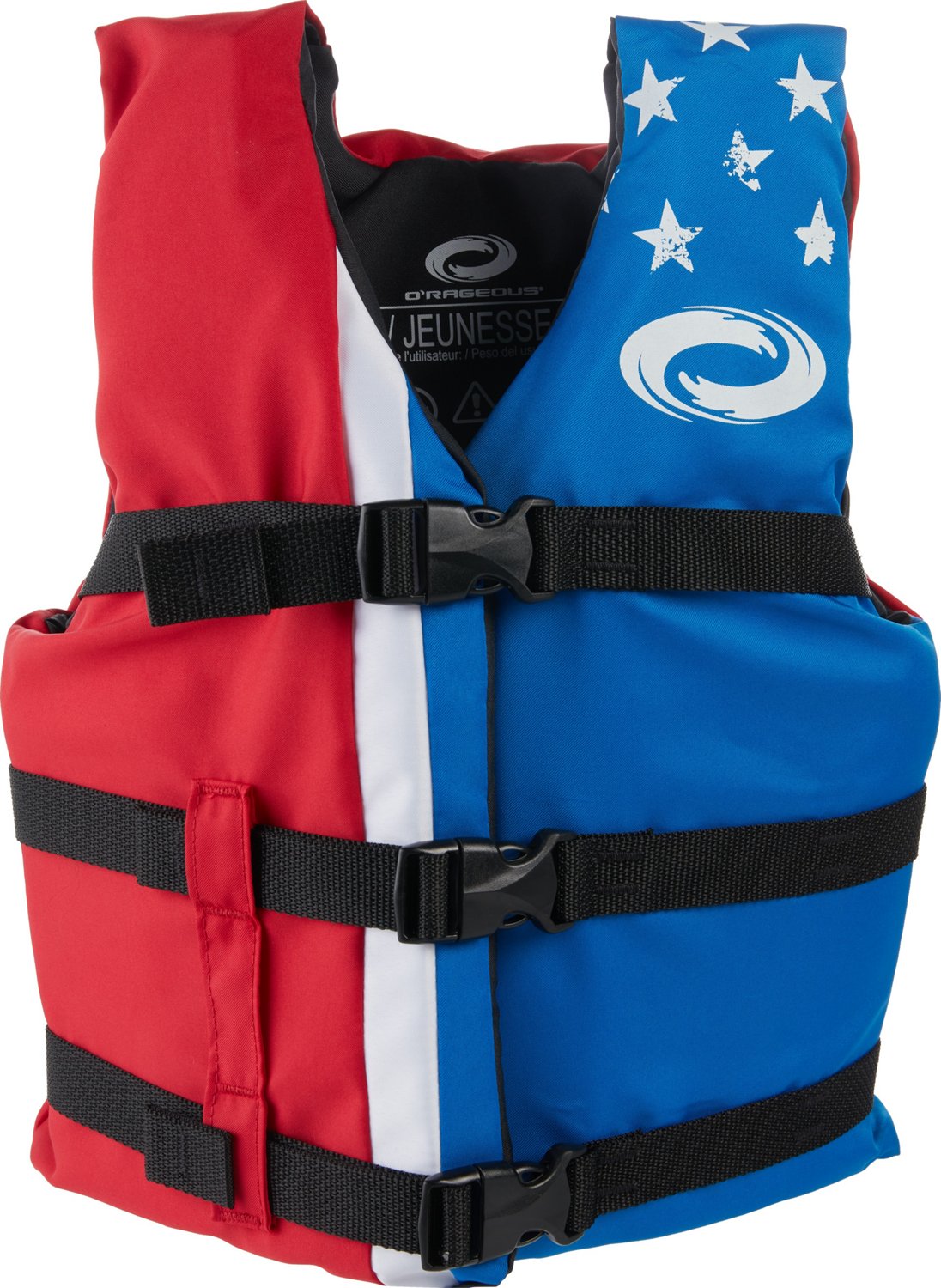 O'Rageous Youth Americana Nylon Life Vest                                                                                       