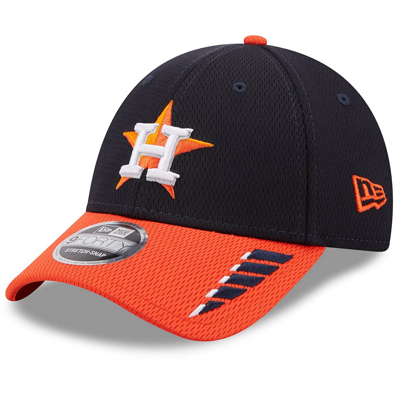 New Era Men's Houston Astros 2Tone Rush 9FORTY Stretch Snapback Cap                                                              - view number 1