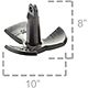 Marine Raider 16 lb. Coated River Anchor                                                                                         - view number 2 image