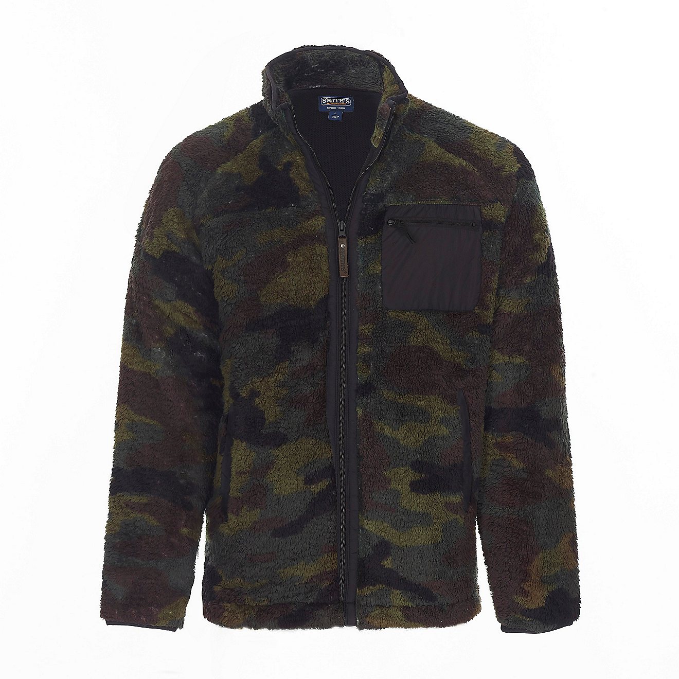 Smith's Workwear Men's Camo Butter Sherpa Full-Zip Jacket                                                                        - view number 1