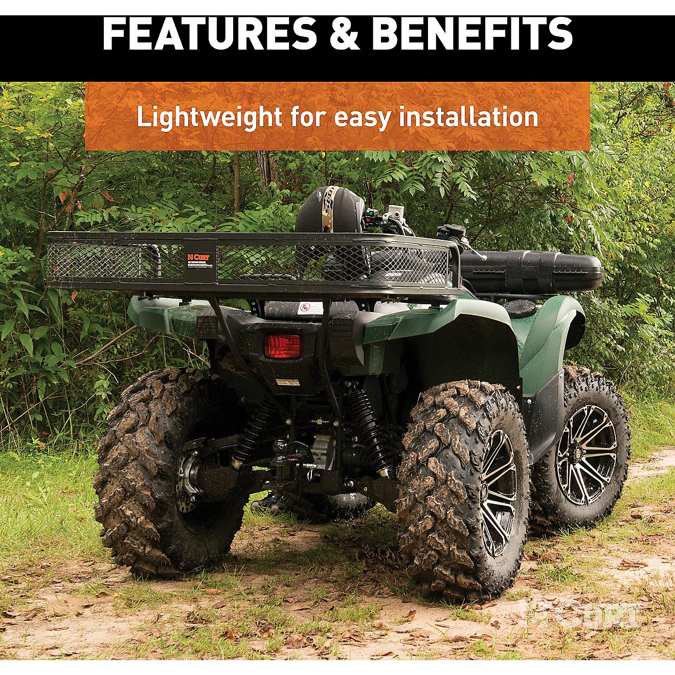 CURT 41 in x 26 in Universal ATV Cargo Carrier                                                                                   - view number 7