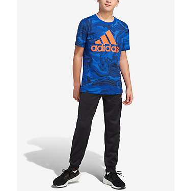 adidas Boys' Allover Print T-Shirt                                                                                              