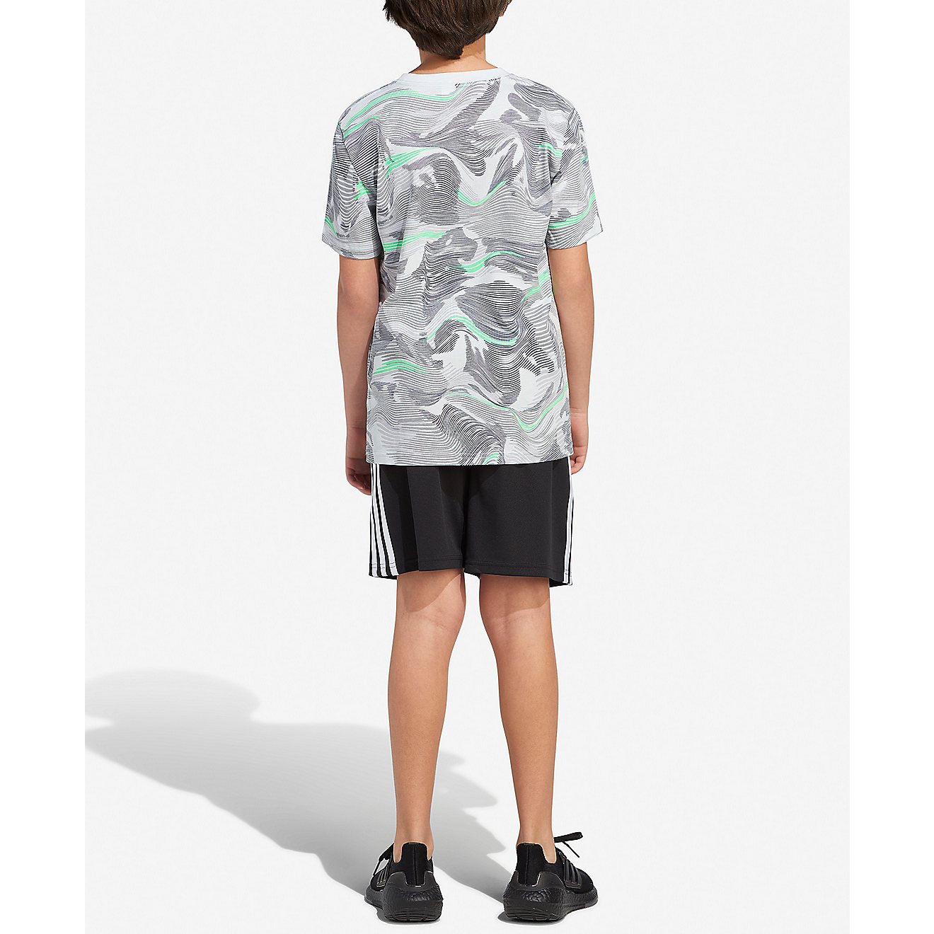 adidas Boys' Allover Print T-Shirt                                                                                               - view number 2