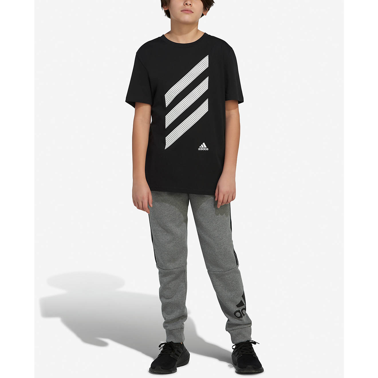 adidas Boys' Core 3-Stripes Joggers                                                                                              - view number 1