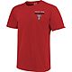 Image One Men's Texas Tech University Comfort Color Retro Poster and Stadium Short Sleeve T-shirt                                - view number 2 image