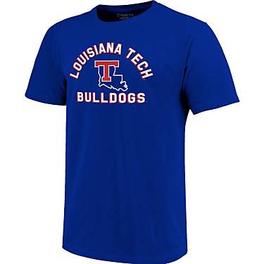 Image One Men's Louisiana Tech University Retro Stack Short Sleeve T-shirt                                                      