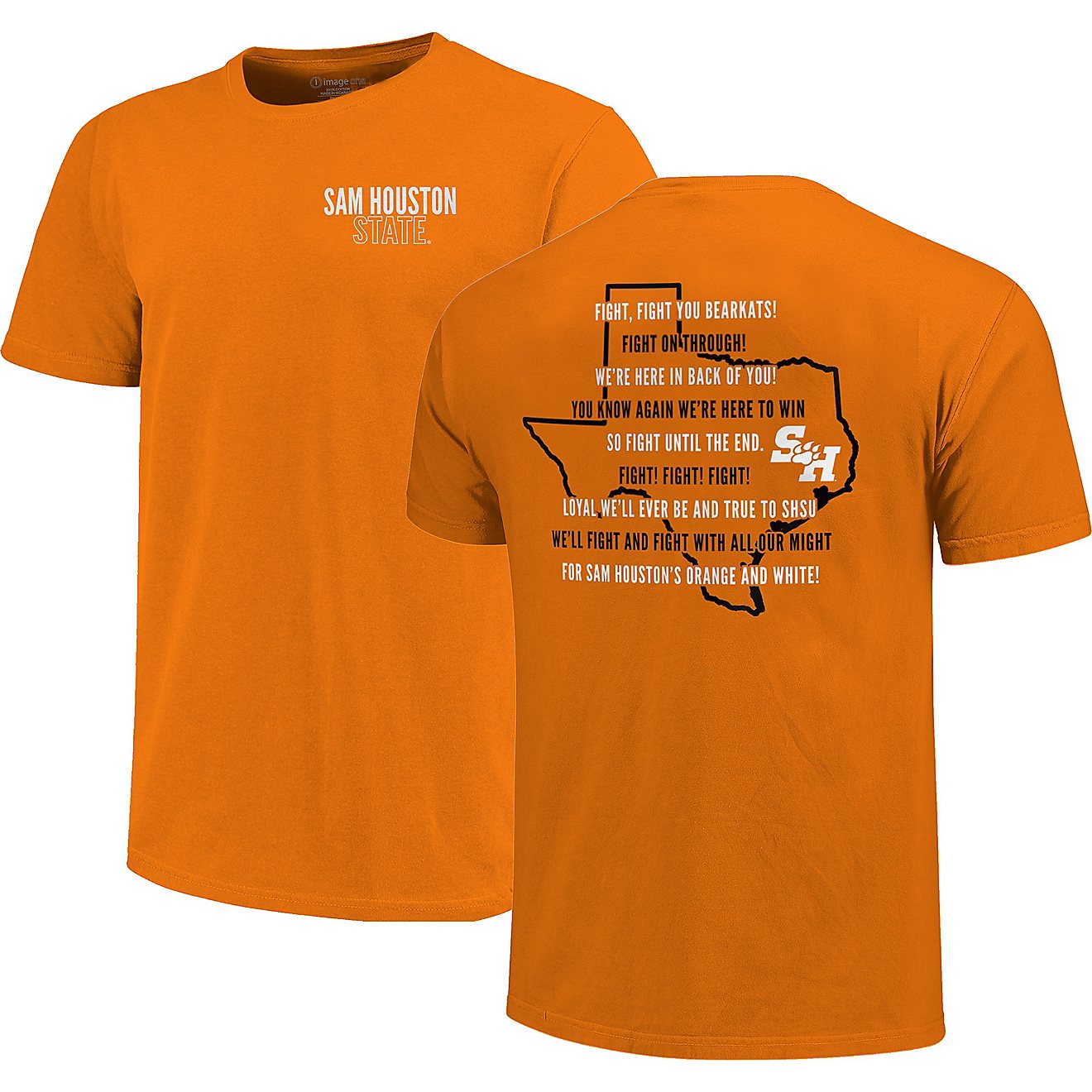 Image One Men's Sam Houston State University Fight Song Overlay Short Sleeve T-shirt                                             - view number 3
