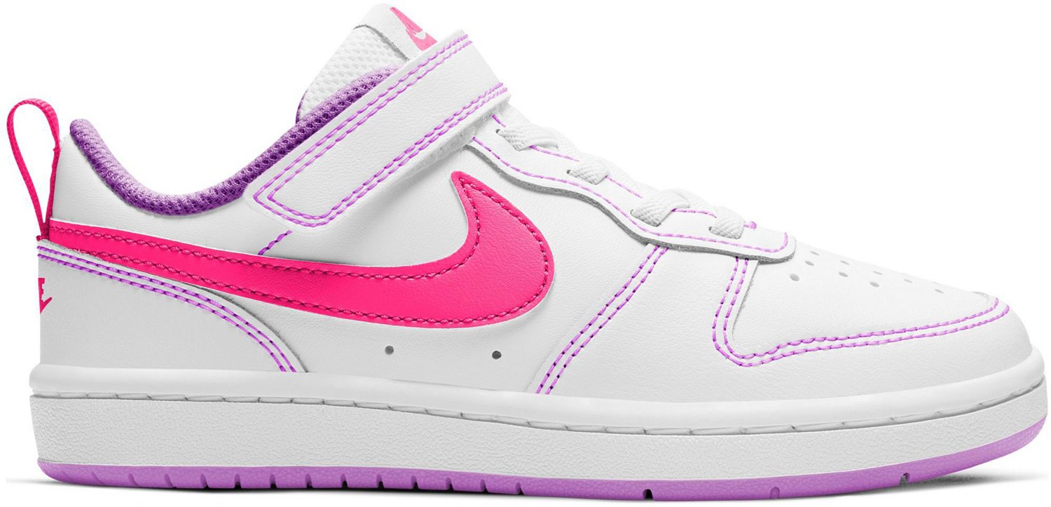 Nike Girls Court Borough Low 2 PS Shoes Academy