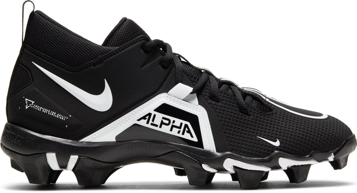 nike alpha cleats white