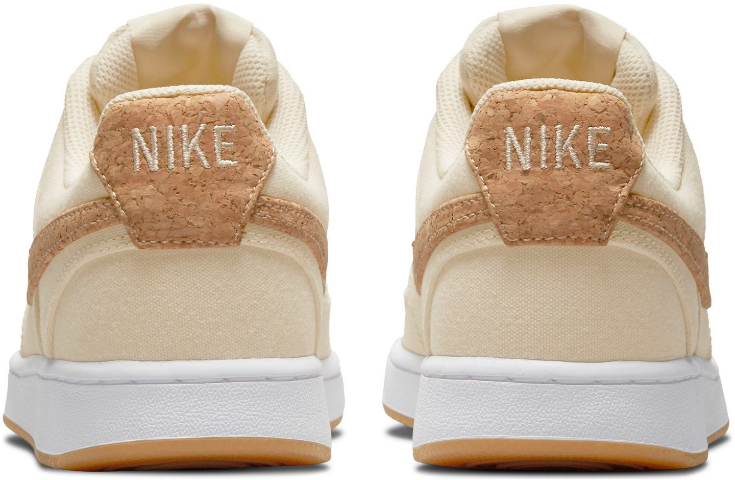 nike women's court vision canvas low basketball shoes
