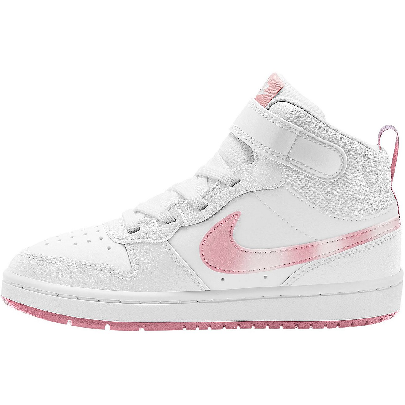 Nike Girls'  Pre-School  Court Borough Mid RG Basketball Shoes                                                                   - view number 2