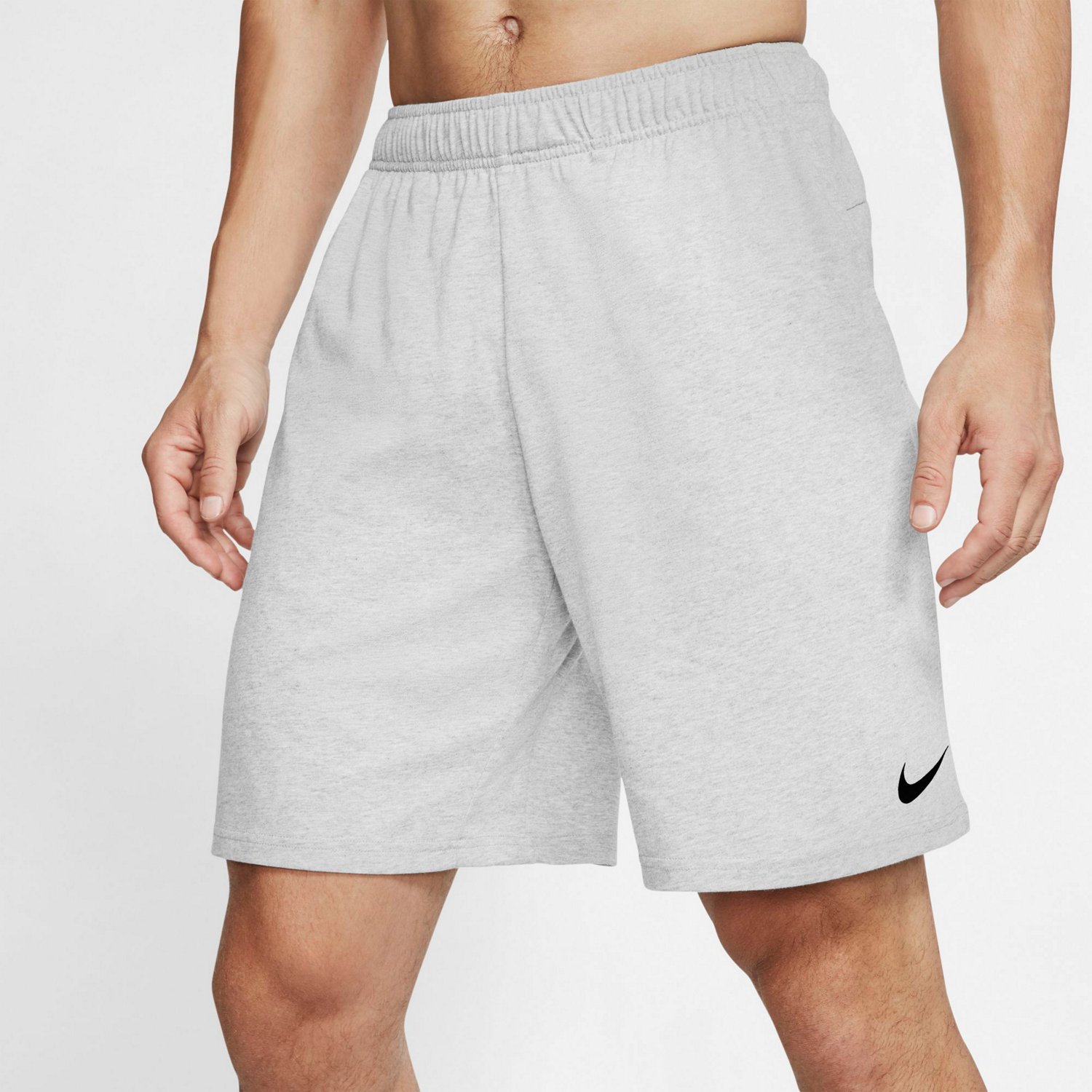 Nike Men's DriFIT Cotton 2.0 Training Shorts 10 in Academy