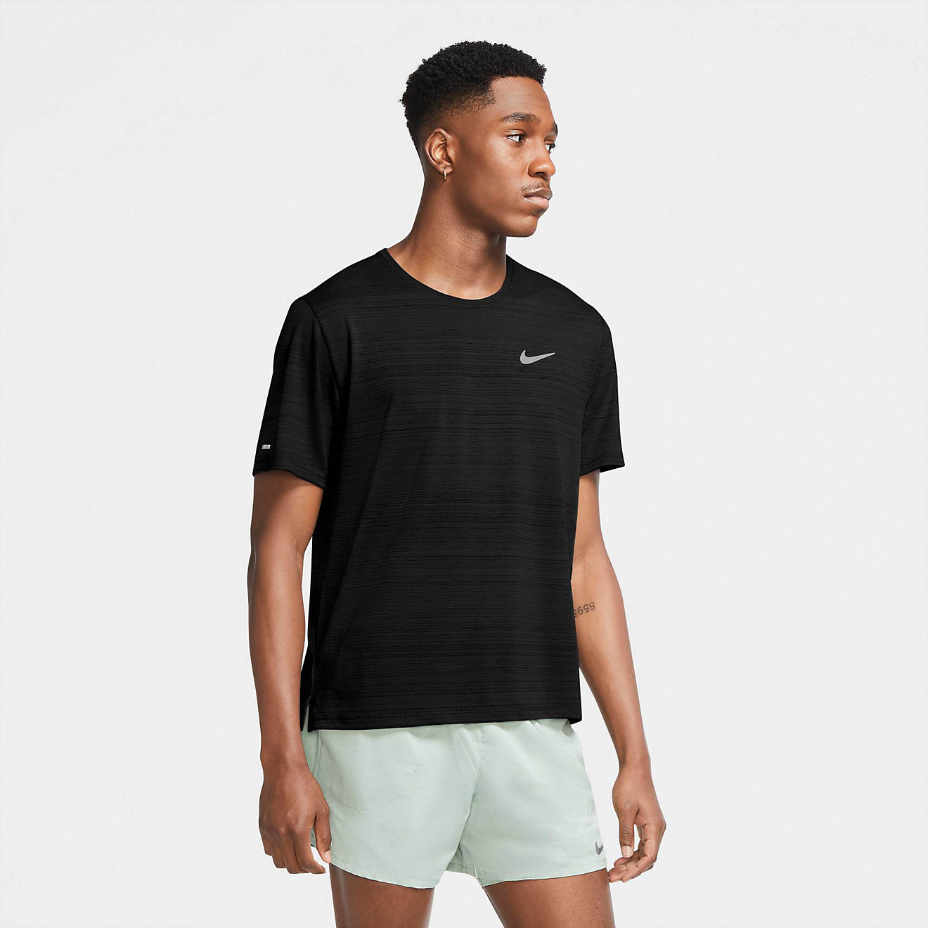 Nike Men's Dri-FIT Miler Running T-shirt                                                                                         - view number 1