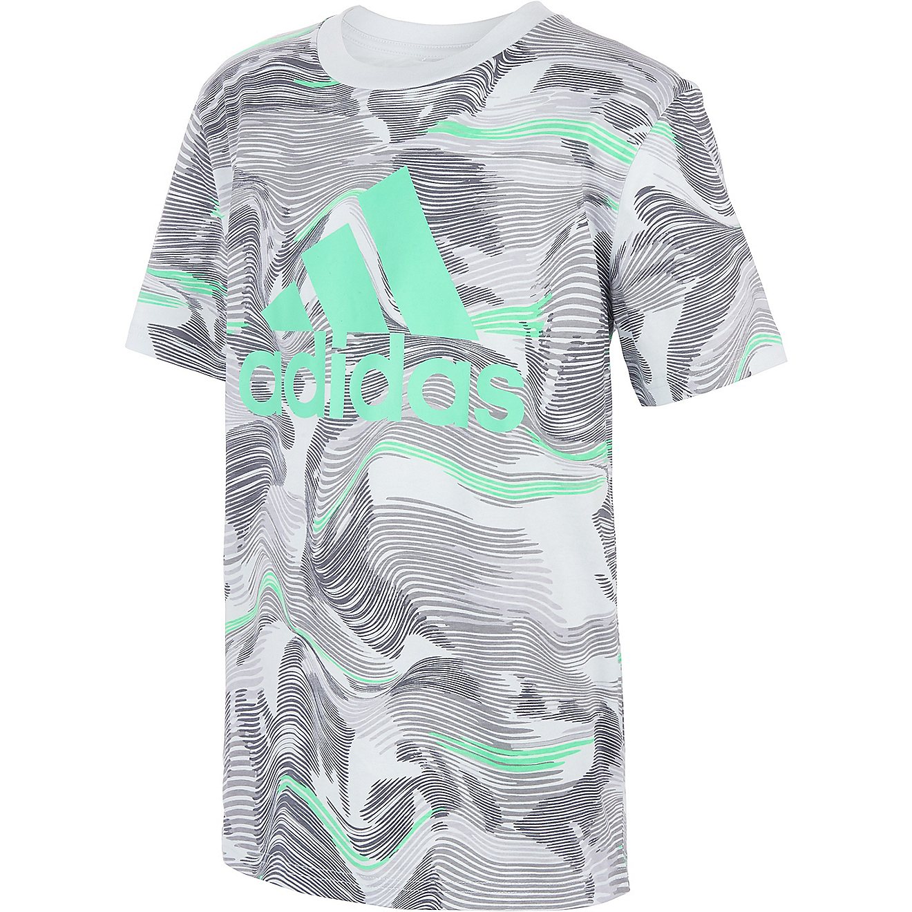 adidas Boys' Allover Print T-Shirt                                                                                               - view number 5
