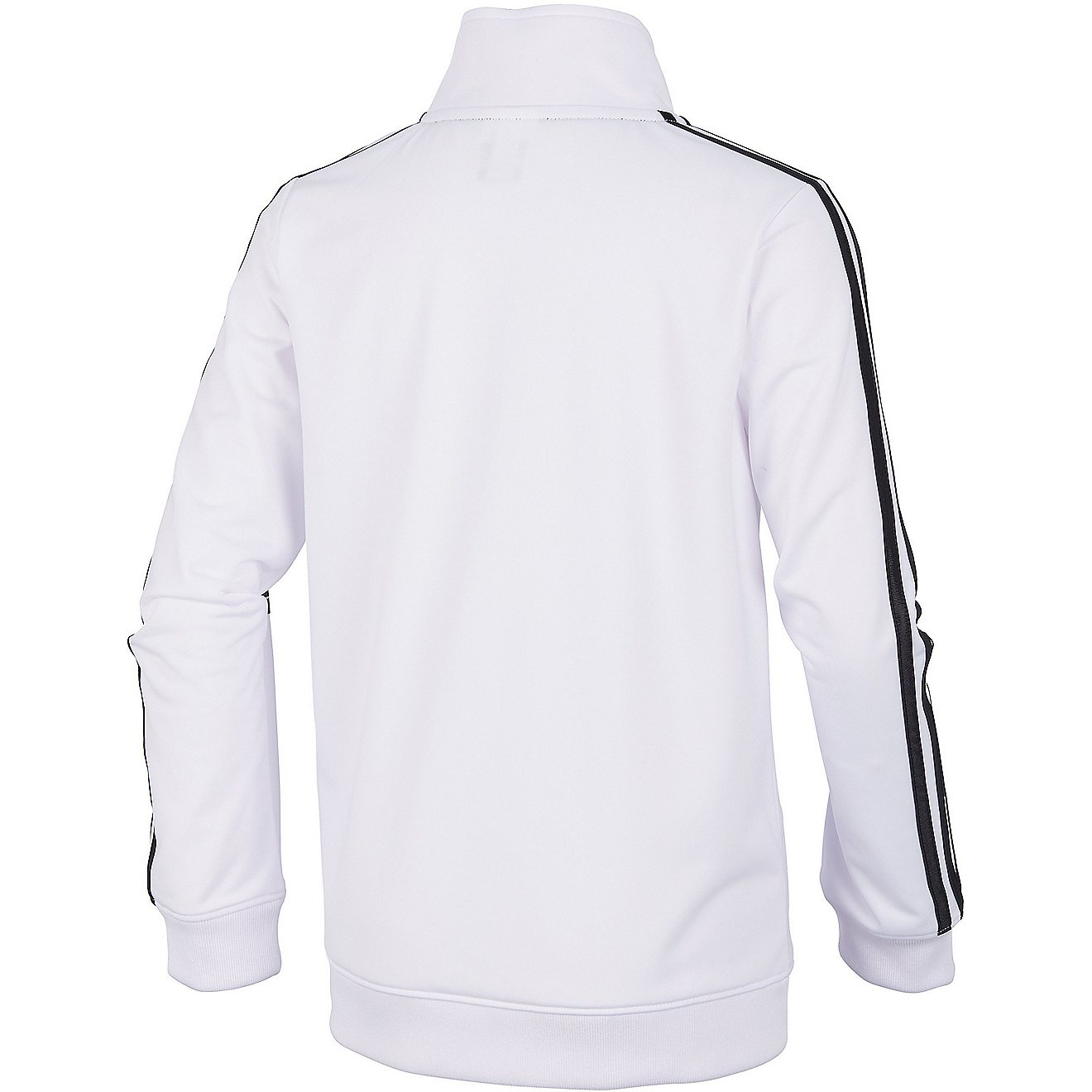 adidas Boys' Extended Sizing Zip-Front Iconic Tricot Jacket                                                                      - view number 2