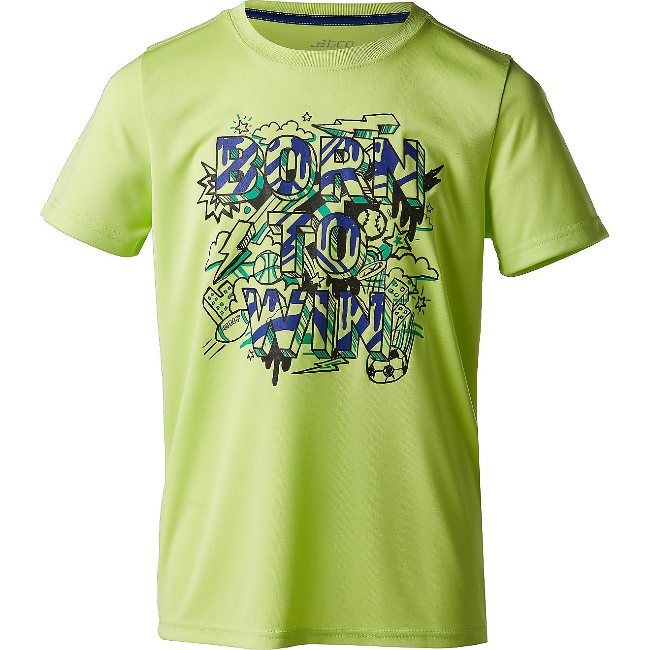BCG Boys’ Born to Win Athletic T-shirt                                                                                         - view number 1