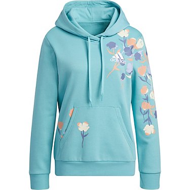 adidas Women's Floral Fleece Hoodie