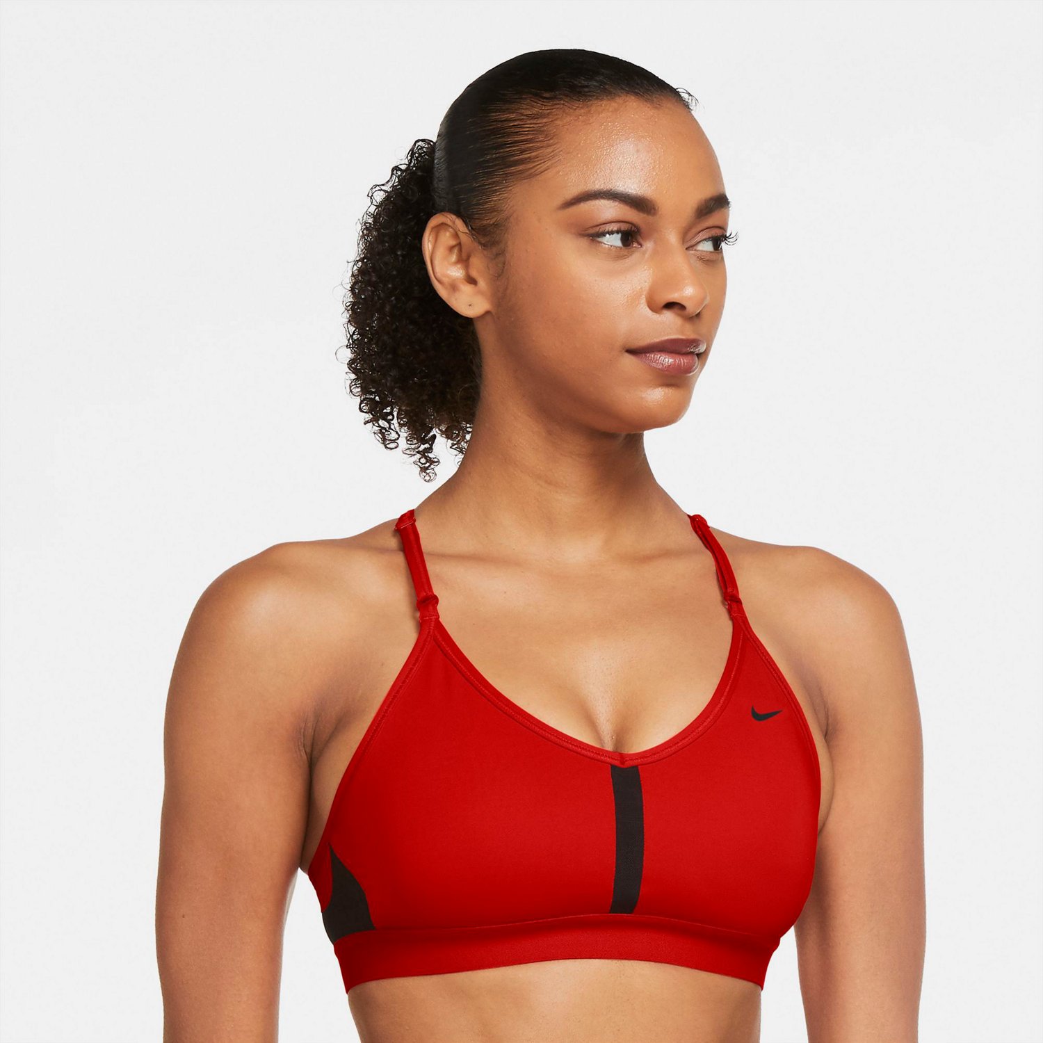 Nike™ Womens Indy V Neck Low Support Sports Bra Academy 9668