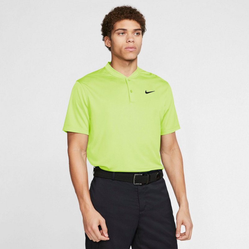 Nike Men's Victory Dri-FIT Golf Polo Shirt Yellow Light, Medium - Mens ...
