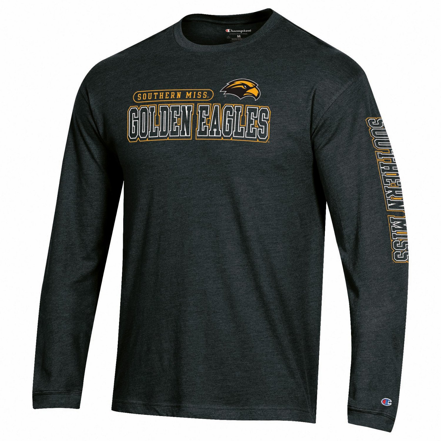 Champion Men's University of Southern Mississippi Mascot Long Sleeve T ...