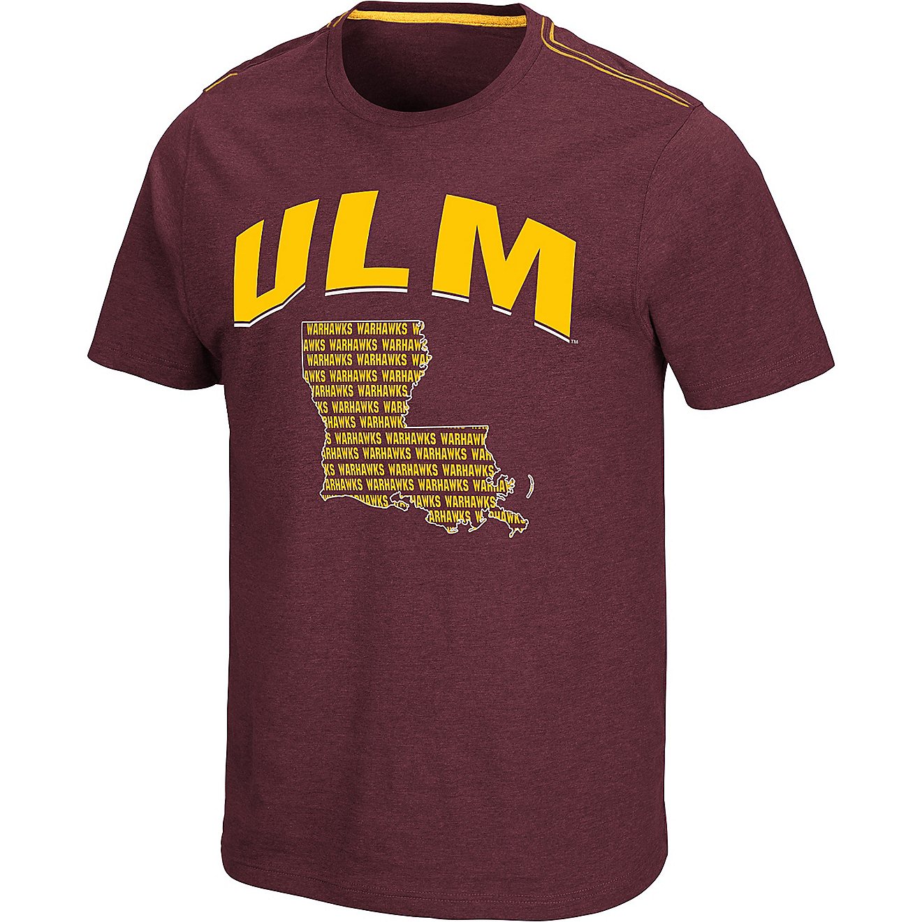 Colosseum Athletics Men's University of Louisiana at Monroe Back to the Future Short Sleeve T-shirt                              - view number 1