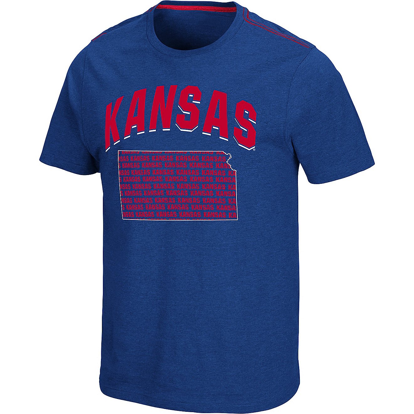 Colosseum Athletics Men's University of Kansas Back to the Future Short Sleeve T-shirt                                           - view number 1