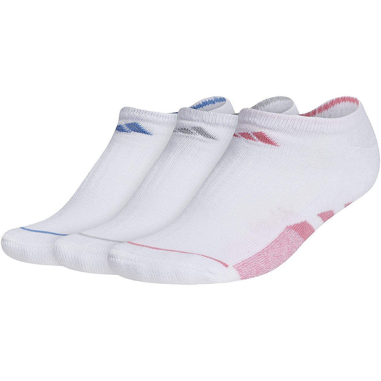 adidas Women's Cushioned II No Show Socks 3 Pack                                                                                 - view number 3