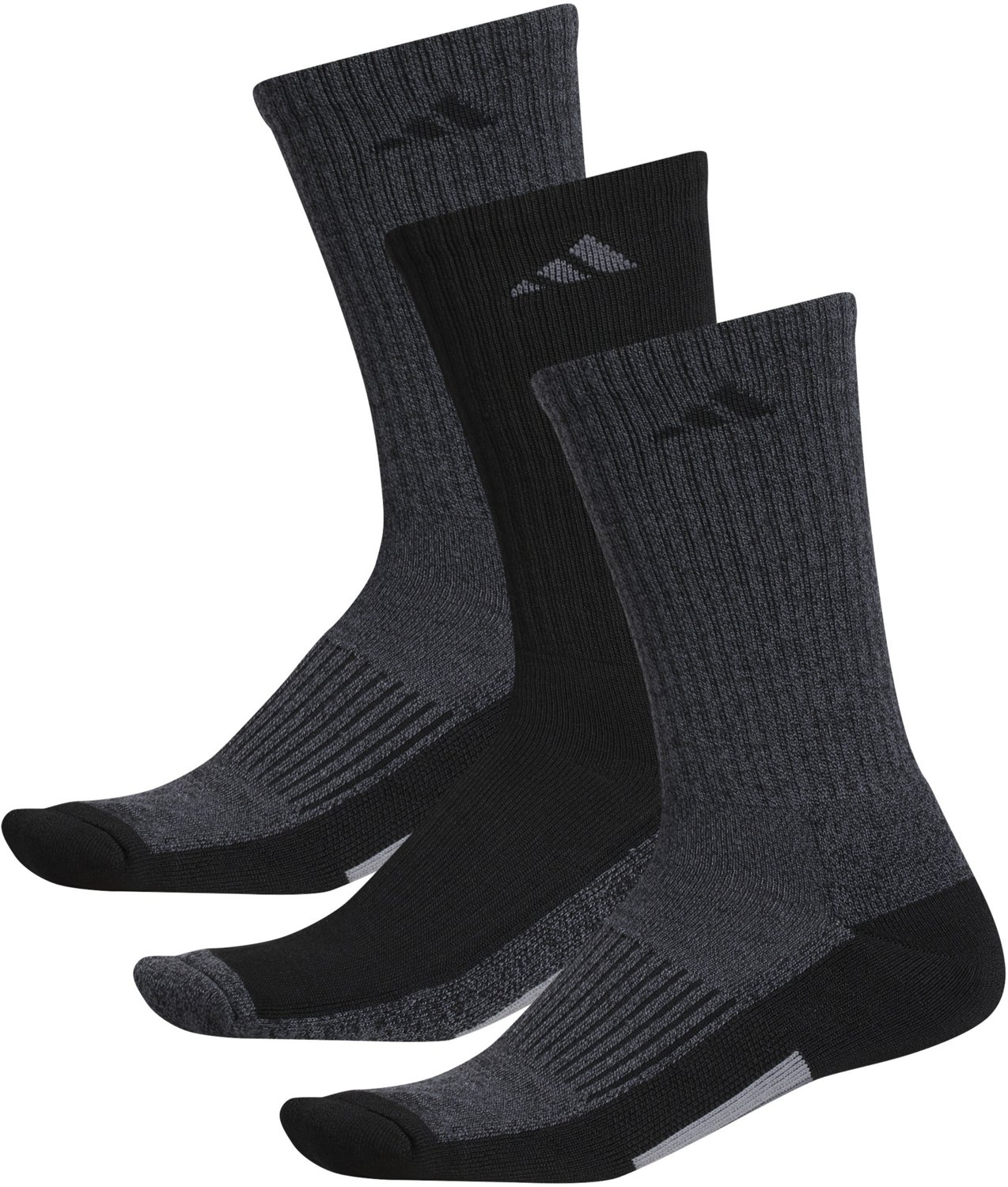 adidas Men’s Cushioned Climalite X Crew Socks 3 Pack | Academy