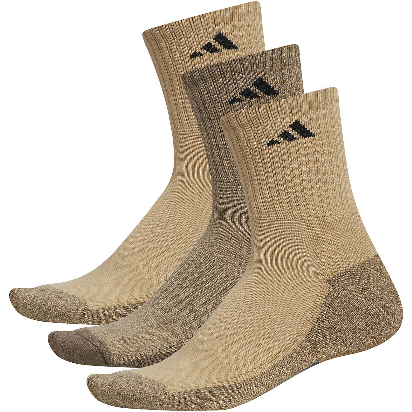adidas Men’s Cushioned Climalite X Mid-Crew Socks 3 Pack | Academy