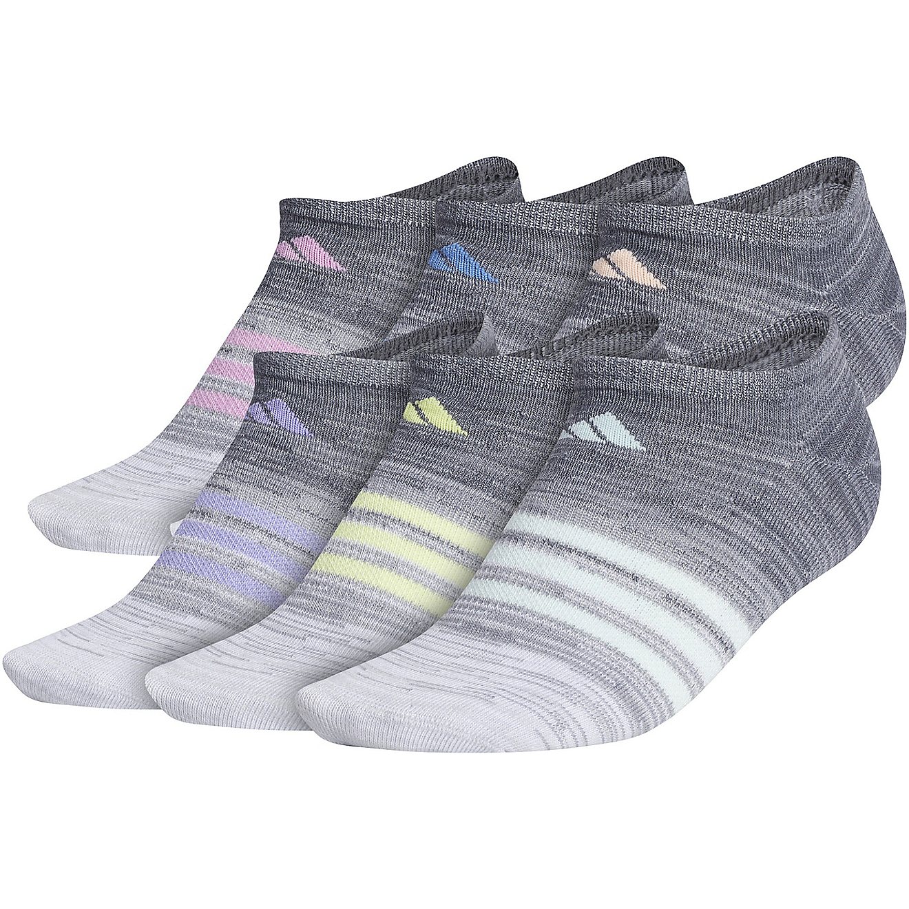 adidas Women's Superlite No-Show Socks 6 Pack                                                                                    - view number 4