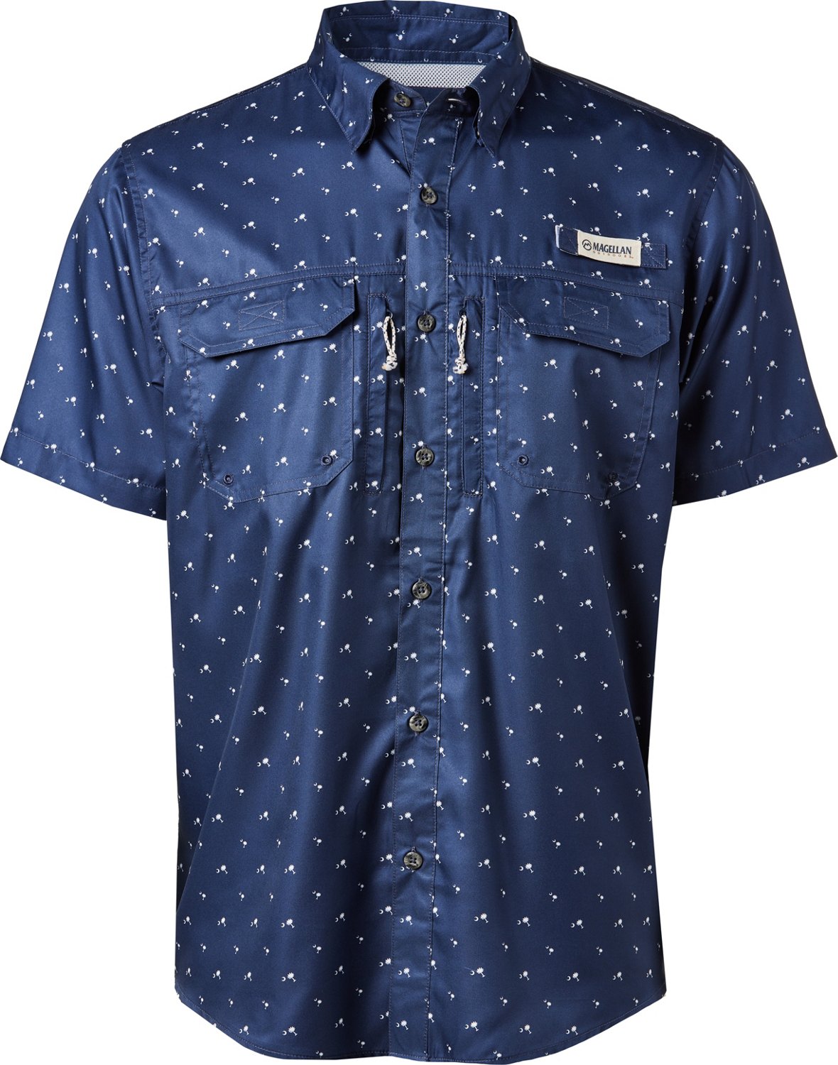 Magellan Outdoors Men's Local State Plaid South Carolina Short Sleeve