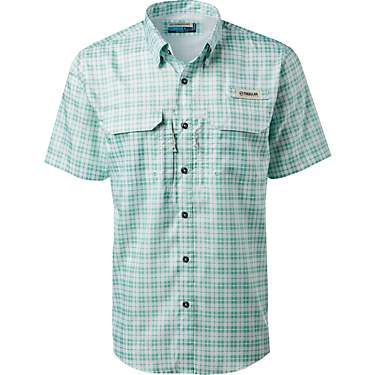 Magellan Outdoors Men's Local State Plaid North Carolina Short Sleeve Shirt                                                     
