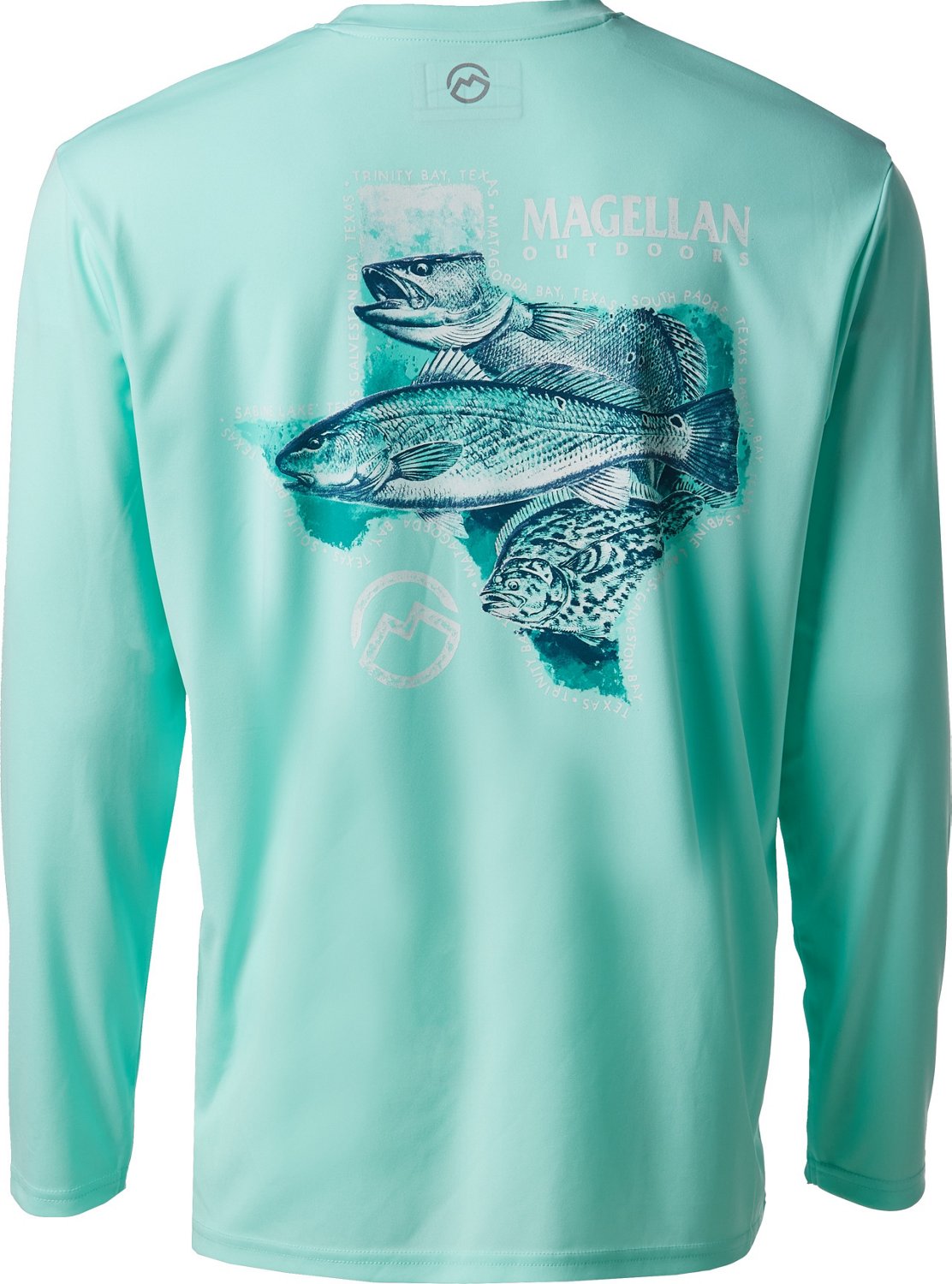 Magellan Outdoors Men's Local State Graphic Texas Crew Long Sleeve T ...