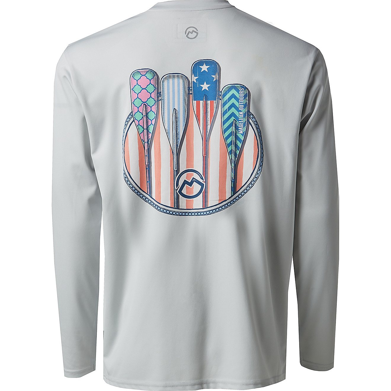 Magellan Outdoors Men's Southern Summer Graphic Crew Long Sleeve T-shirt                                                         - view number 1