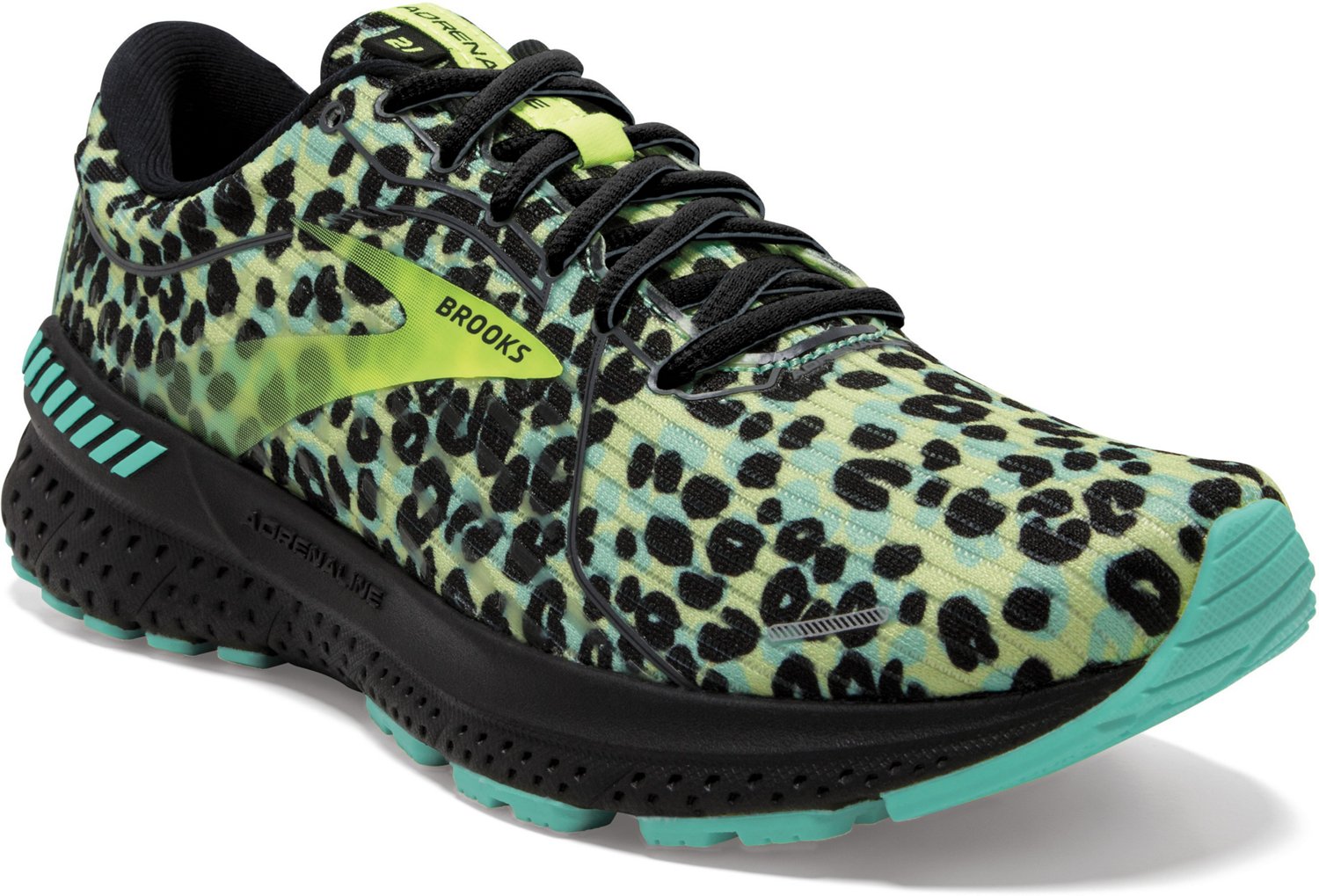 Brooks Women's Adrenaline GTS 21 Run Wild Cheetah Running Shoes Academy