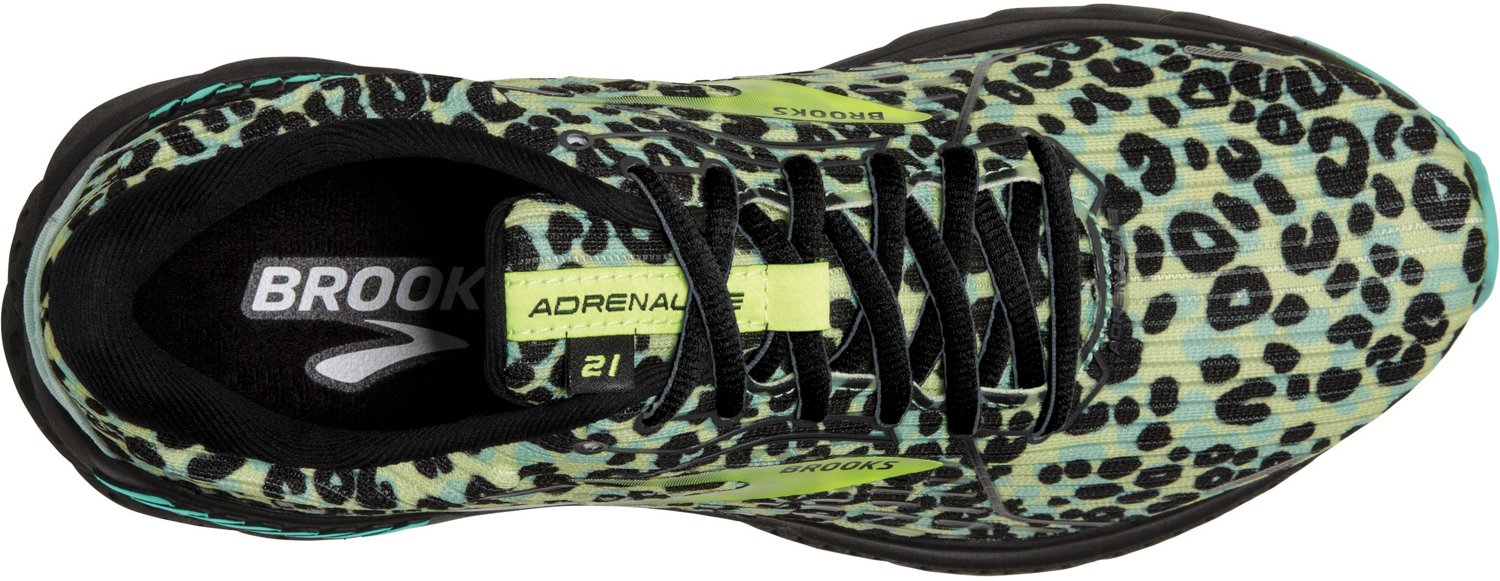 Brooks Women's Adrenaline GTS 21 Run Wild Cheetah Running Shoes Academy