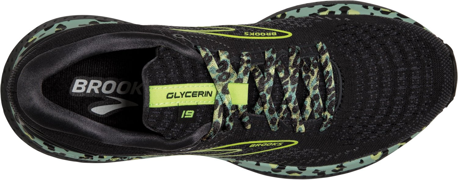 Brooks Women's Glycerin 19 Run Wild Cheetah Running Shoes Academy