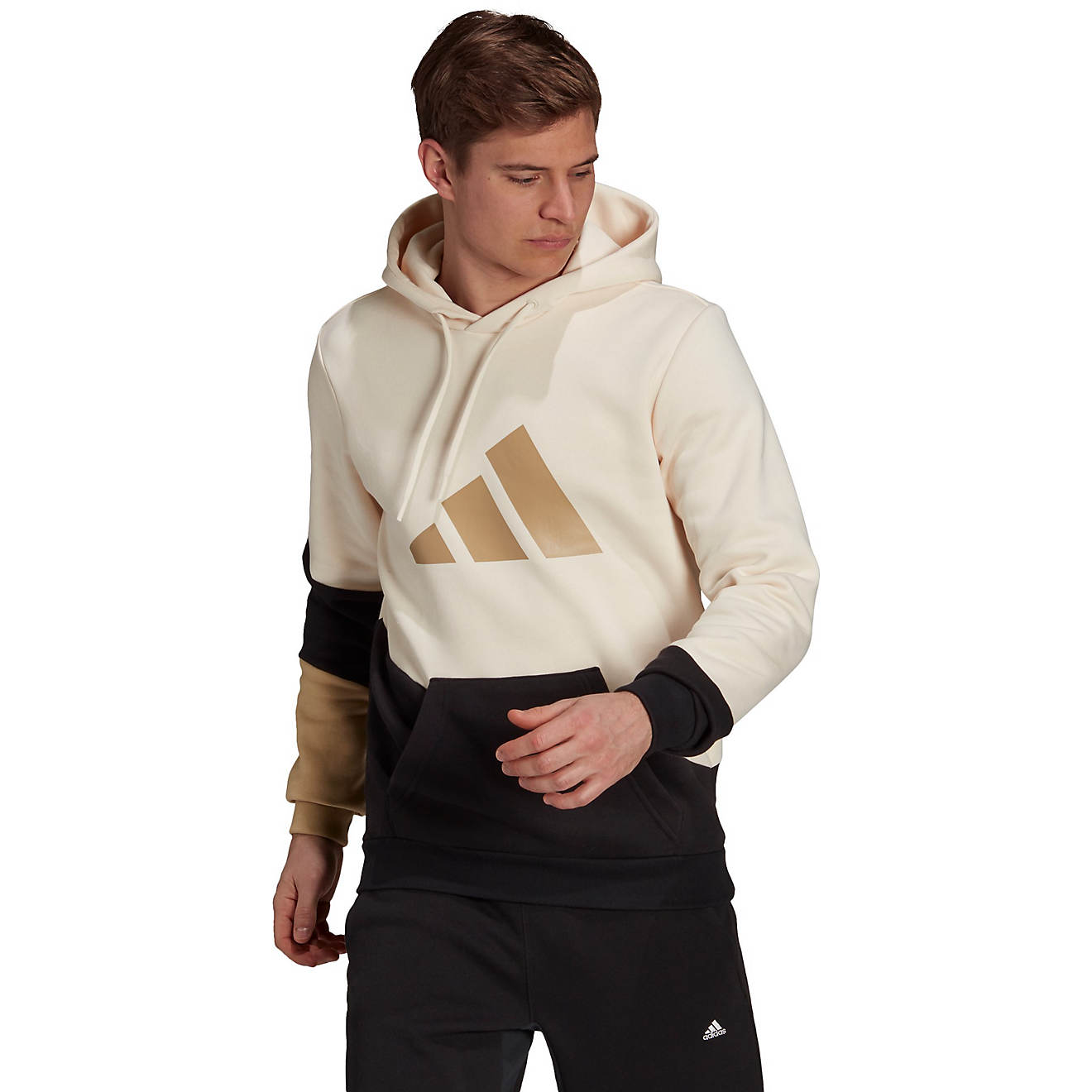 adidas Men's Future Icons Fleece Sportswear Colorblock Hoodie | Academy