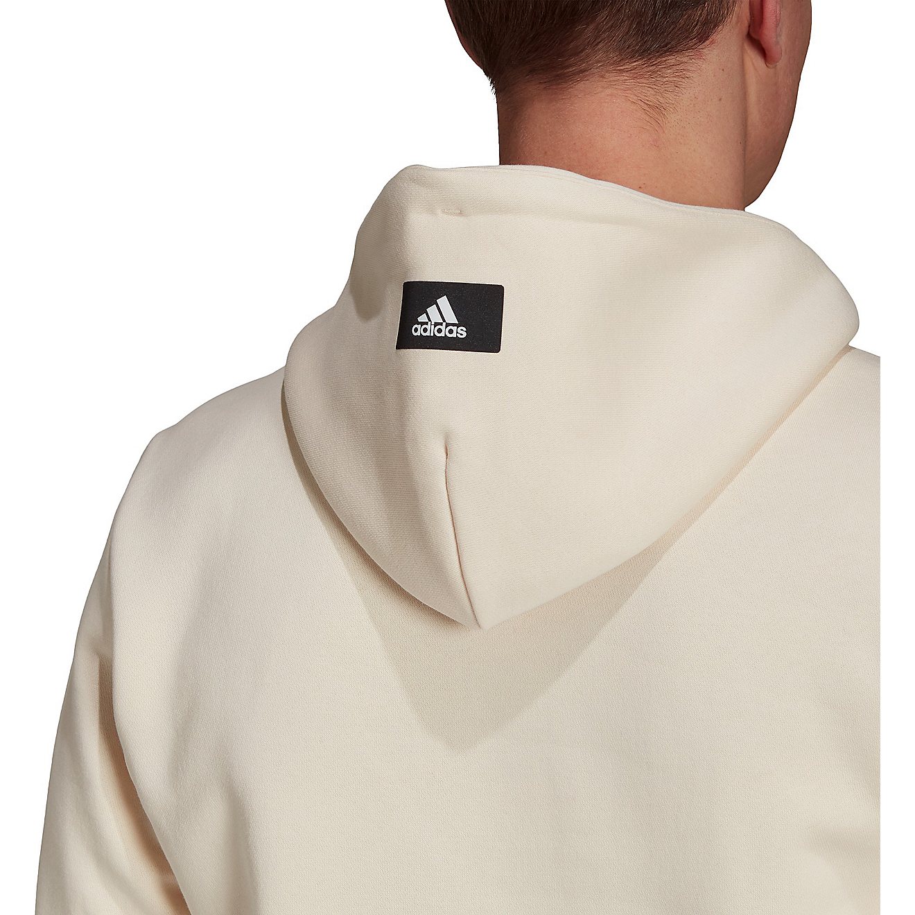 adidas Men's Future Icons Fleece Sportswear Colorblock Hoodie                                                                    - view number 5