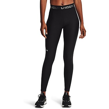 Under Armour Women's HeatGear Armour Wordmark Waistband Leggings