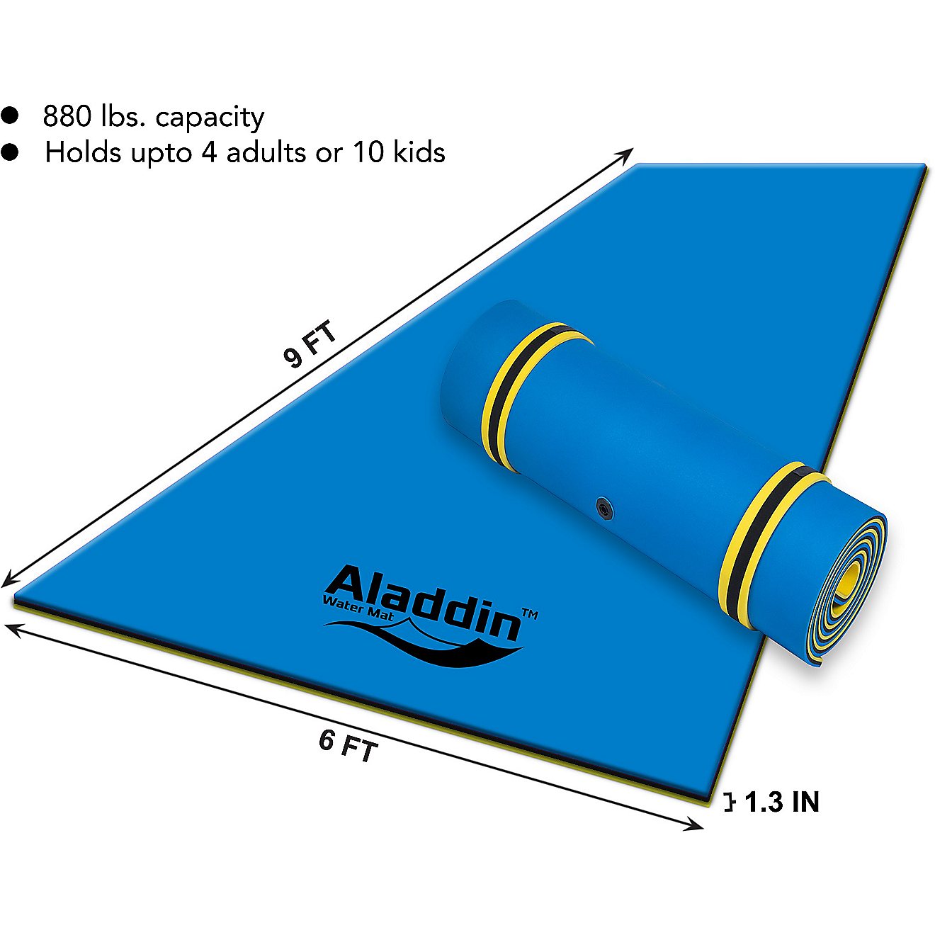 Aladdin 9ft x 6ft Floating Water Mat                                                                                             - view number 2