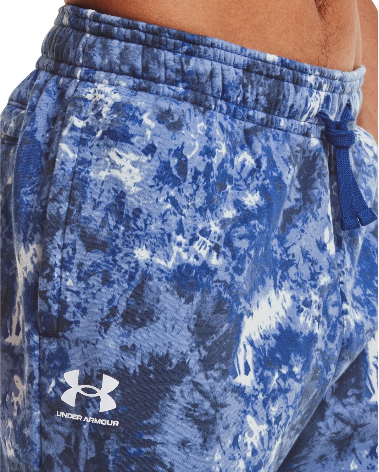 under armour rival fleece joggers blue