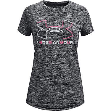 Under Armour Girls' Big Logo Twist Short Sleeve T-shirt                                                                         