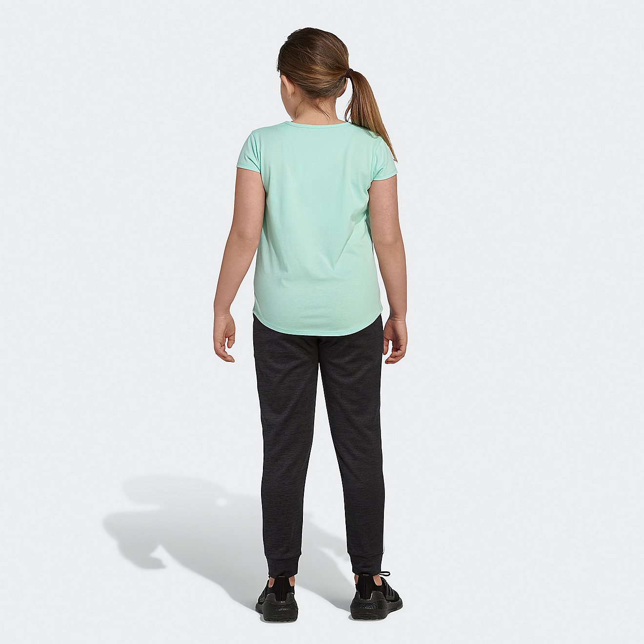 Adidas Extended Size Girls' Scoop Neck T-Shirt                                                                                   - view number 2