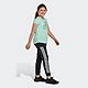 Adidas Extended Size Girls' Scoop Neck T-Shirt                                                                                   - view number 3 image