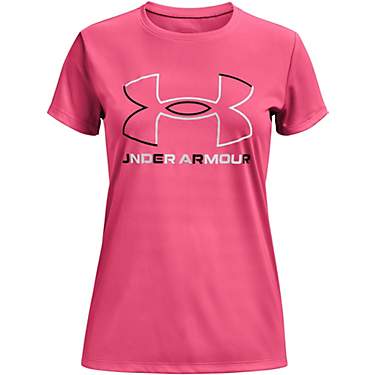 Under Armour Girls' Big Logo Solid Short Sleeve T-shirt                                                                         