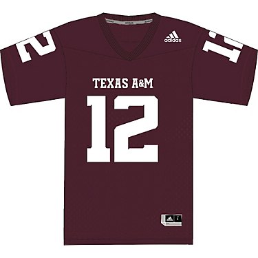 adidas Boys' Texas A&M University Replica Jersey