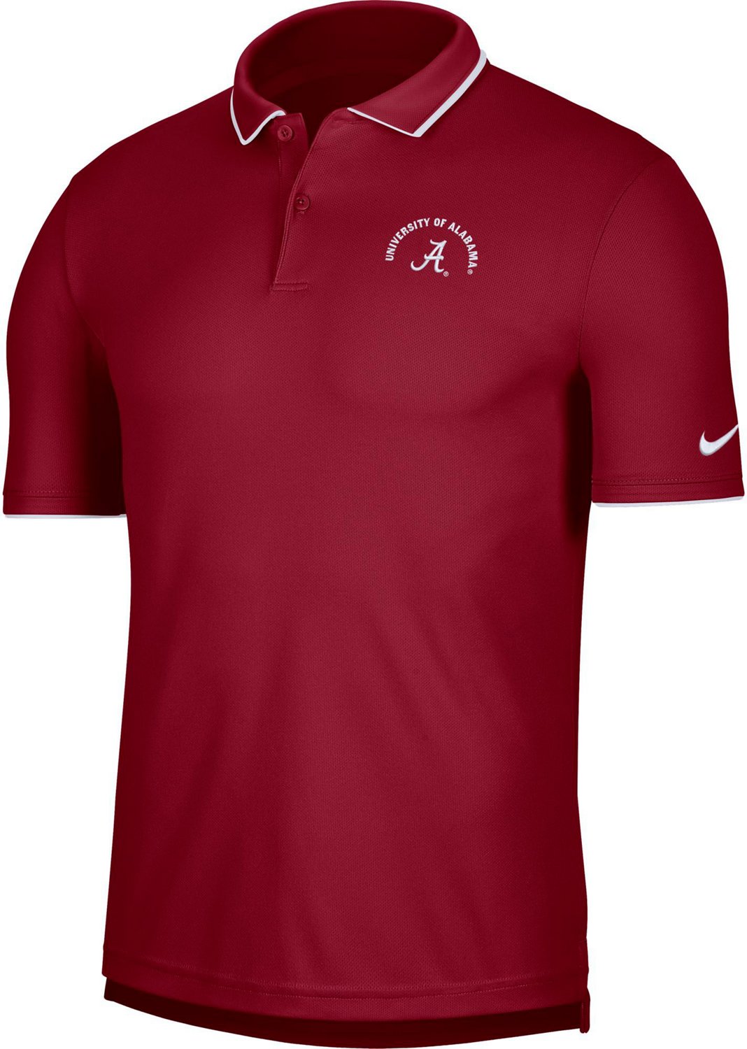 Nike Men's University of Alabama UV Polo Shirt Academy
