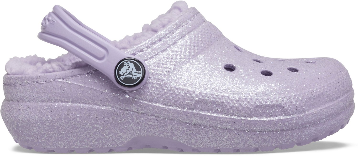 turquoise glitter crocs